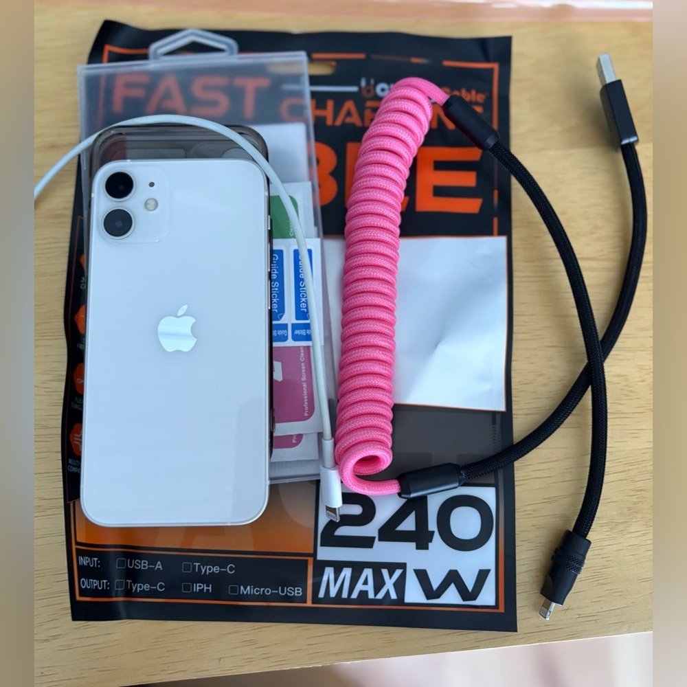 SOLD Apple iPhone 12 Mini 128GB Fully Unlocked Cellphone + New Chubby Charger
